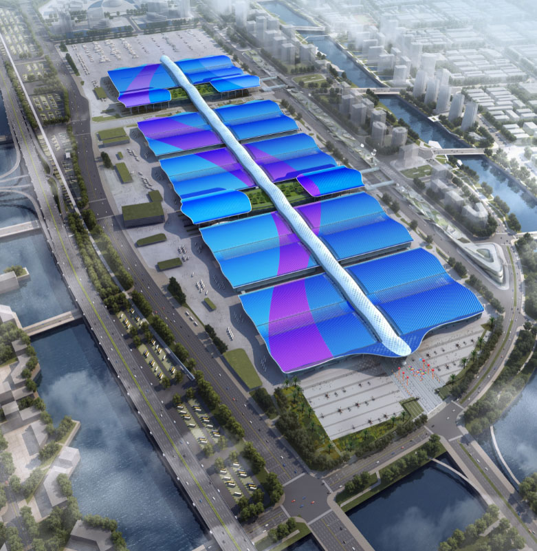 深圳國(guó)際會(huì)展中心(寶安新館)外觀圖